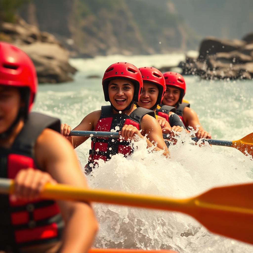 River rafting on Ganges